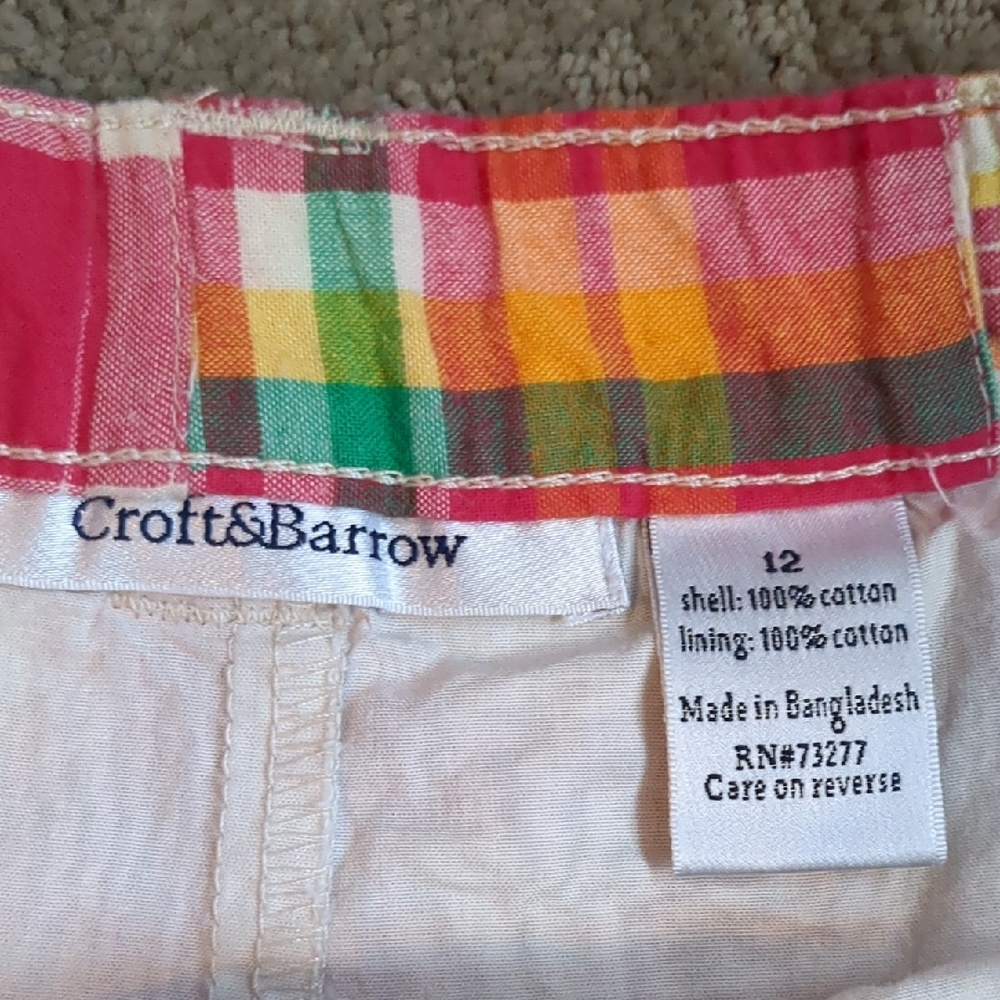 Plaid Multicolor Women's Skort - Picture 4 of 8